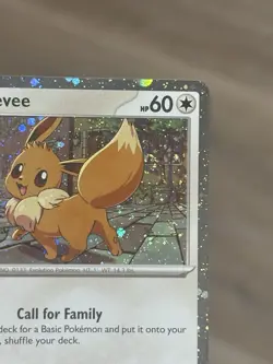 Eevee SVP 200 Promo Bleed Error DOUBLE Cosmo Swirl Pokemon Destined Rivals NM - Image 3