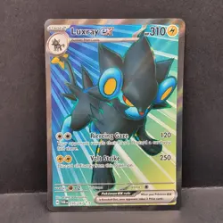 Luxray ex 195/167 Twilight Masquerade Ultra Rare Full Art Pokemon - Image 1
