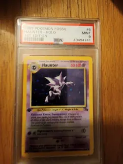 Haunter 1st Edition Holo #6 👻💨 PSA 9. 1999 Pokemon. WOTC. TCG. Fossil. - Image 3