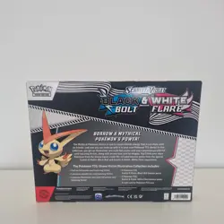 Pokemon TCG: 5 Black Bolt & White Flare Victini Illustration Collections Sealed - Image 2