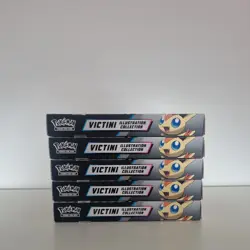 Pokemon TCG: 5 Black Bolt & White Flare Victini Illustration Collections Sealed - Image 3