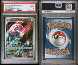 PSA 9 MINT Miraidon SVP013 Black Star Promos Elite Trainer Box FA Holo Pokemon - Image 3