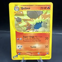 Quilava 91/165 Pokemon TCG Expedition Base Set (2002) Vintage - e-Reader - LP - Image 1