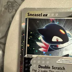Pokemon TCG Ruby and Sapphire Sneasel ex 103/109 Holo MP condition - Image 2