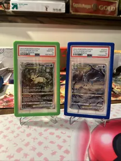 Pokemon Crown Zenith Leafeon VSTAR GG35 & Glaceon VSTAR GG40 PSA 10 - Image 1
