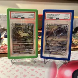 Pokemon Crown Zenith Leafeon VSTAR GG35 & Glaceon VSTAR GG40 PSA 10 - Image 2