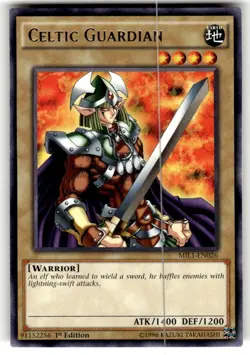 1X NM Celtic Guardian - MIL1-EN026 - Rare 1st Edition Millennium Pack yugioh - Image 1