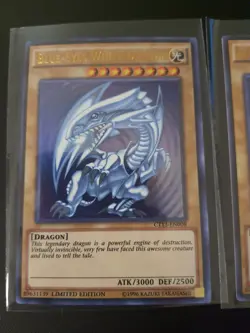 3x Blue-Eyes White Dragon CT13-EN008 Ultra Original SDK Kaiba Artwork YUGIOH NM - Image 2