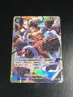 Monkey D. Luffy OP11-118 SEC A Fist of Divine Speed ONE PIECE Card Game English - Image 1