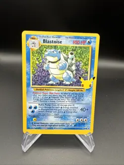 Pokemon TCG Blastoise Celebrations Card 2/102 25th Anniversary Edition - Image 1