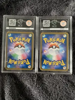 Pokemon Center Promo Card Psyduck Scream Munch ACE 10 (Perfect Sub-grades) x 2 - Image 2