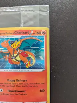 Pokemon TCG Special Delivery Charizard Promo SWSH075 Holo Card NM Sealed - Image 3