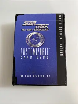 STAR TREK TNG Customizable Card Game 60 card starter LIMITED EDITION zab - Image 1
