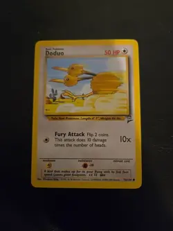 Doduo 72/130 Base 2 Set Pokemon Card LP-NM - Image 1