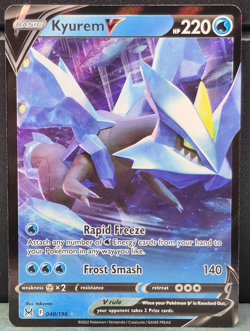 Kyurem V 048/196 Ultra Rare Holo Lost Origin Pokemon Near Mint Card NM TCG Foil - Image 1