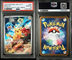 Psa10 Pokemon Card Pikachu Promo Scarlet Violet - Image 3