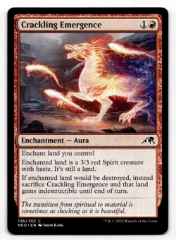 Crackling Emergence - NM MTG NEO - Kamigawa: Neon Dynasty 136/302 - Image 1