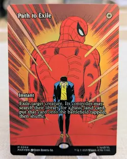 2025 MTG Magic Spider Man Path to Exile Borderless Foil #0004 Marvel Universe - Image 1