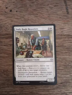 MTG Spider-Man Daily Bugle Reporters Marvel's Spider-Man SEE PICS - Image 1