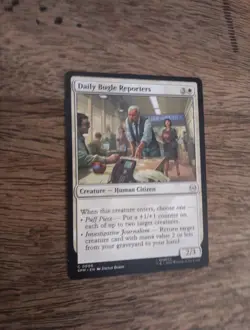 MTG Spider-Man Daily Bugle Reporters Marvel's Spider-Man SEE PICS - Image 2