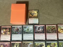 MTG Bloomburrow raccoon and squirrel Fast and the Furriest deck - Image 1