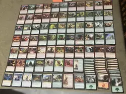 MTG Bloomburrow raccoon and squirrel Fast and the Furriest deck - Image 2