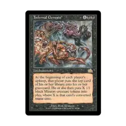 WOTC MtG Prophecy Infernal Genesis (R) VG - Image 1