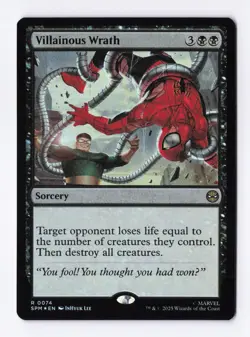Villainous Wrath (Foil) 0074 (R) MTG Marvel's Spider-Man (SPM) - Image 1