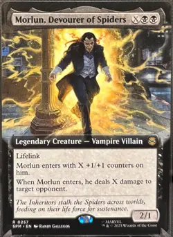 MTG Marvel’s Spider-Man Morlun, Devourer of Spiders Extended Art (Rare) - Image 1