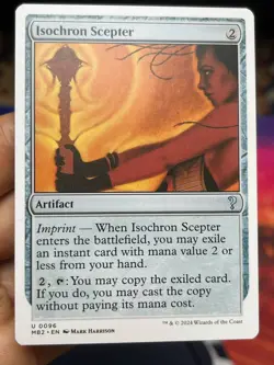 Isochron Scepter • White Border Mystery 2 • Pack Fresh • Mtg (2201) - Image 1