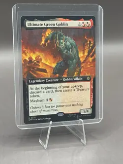 x1 Ultimate Green Goblin - Foil - Extended Art R MTG Marvel's Spider-Man M/NM, E - Image 2