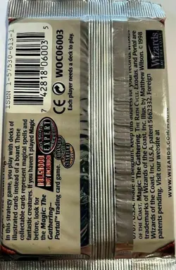 MTG EXODUS BOOSTER PACK FREE SHIP - Image 2