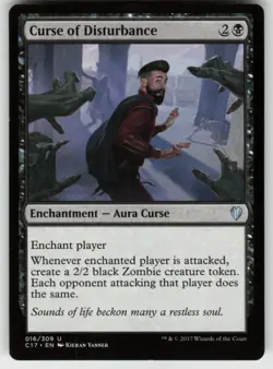 MTG Curse of Disturbance U Commander 2017 16 LP - Image 1
