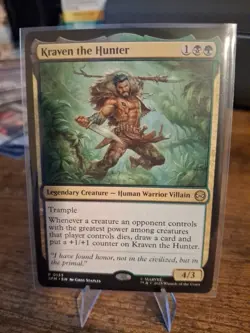 Kraven the Hunter Rare MTG Marvel's Spider-Man M/NM, English - Image 1