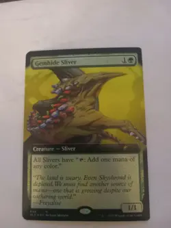 mtg gemhide sliver secret lair corner error and backing error - Image 1