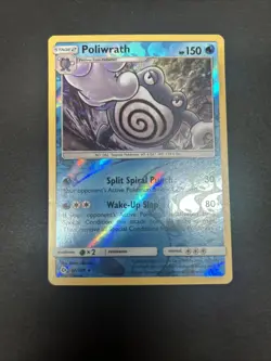 Poliwrath Pokemon • Holo Rare • 32 Sun & Moon Base Set - Image 1