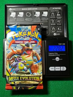 HEAVYU 22.82 Grams! Pokemon Mega Evolution Factory Sealed Booster Pack!! - Image 1