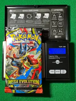 HEAVY 22.90 Grams! Pokemon Mega Evolution Factory Sealed Booster Pack!! - Image 1