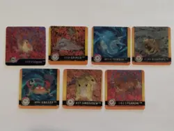 7 Pokemon Action Flipz Cards Gotta Catch ‘em All Lot Series 1 & Premier Edition - Image 1