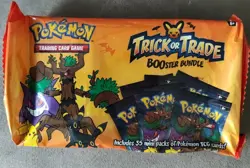 2 Packs Pokemon 2024 Halloween Trick or Trade BOOster Bundle 35 Pack Sealed TCG - Image 2