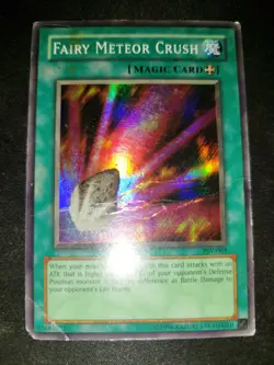 YuGiOh Fairy Meteor Crush - Old Print PSV-EN063 Super Rare Englisch Poor unl. - Image 1