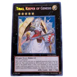 Yugioh Tiras, Keeper Of Genesis GENF-EN044 Secret Rare Unlimited NM - Image 1