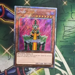 Yugioh! Jinzo RA03-EN099 Platinum Secret Rare 1st Edition NM - Image 1