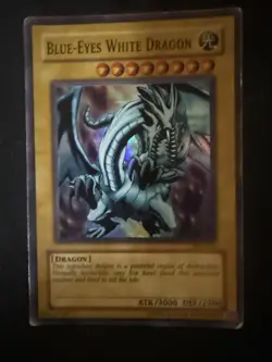 Yugioh! Blue-Eyes White Dragon SKE-001 Super Rare 1st Edition NM - Image 2