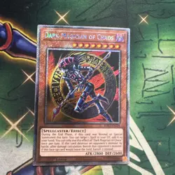Yugioh! Dark Magician of Chaos RA03-EN134 Platinum Secret Rare 1st Edition NM - Image 1