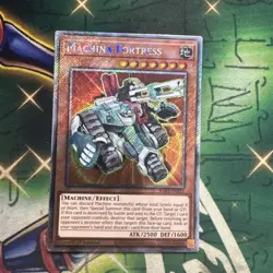Yugioh! Machina Fortress RA03-EN233 Platinum Secret Rare 1st Edition NM - Image 1