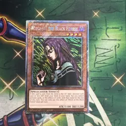 Yugioh! Witch of The Black Forest RA03-EN091 Platinum Secret Rare 1st Edition NM - Image 1