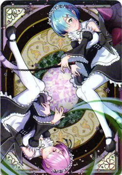 REM RE:ZERO Holographic Custom Art Goddess Story Anime Collectible Card - Image 2