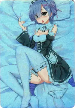 REM RE:ZERO Holographic Custom Art Goddess Story Anime Collectible Card - Image 1