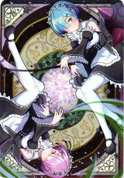 REM RE:ZERO Holographic Custom Art Goddess Story Anime Collectible Card - Image 2